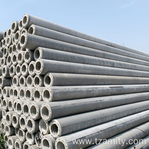 High Strength Prestressed concrete pole for philippines